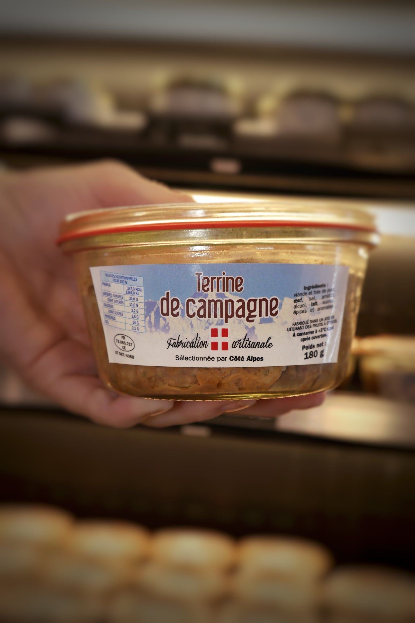 Terrine de campagne au porc en bocal 180g recette artisanale