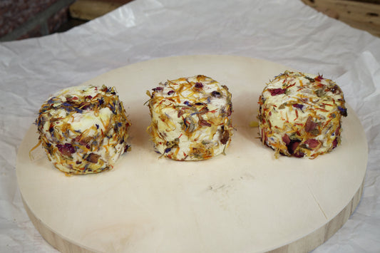 Crottin aux fleurs fromage de chèvre