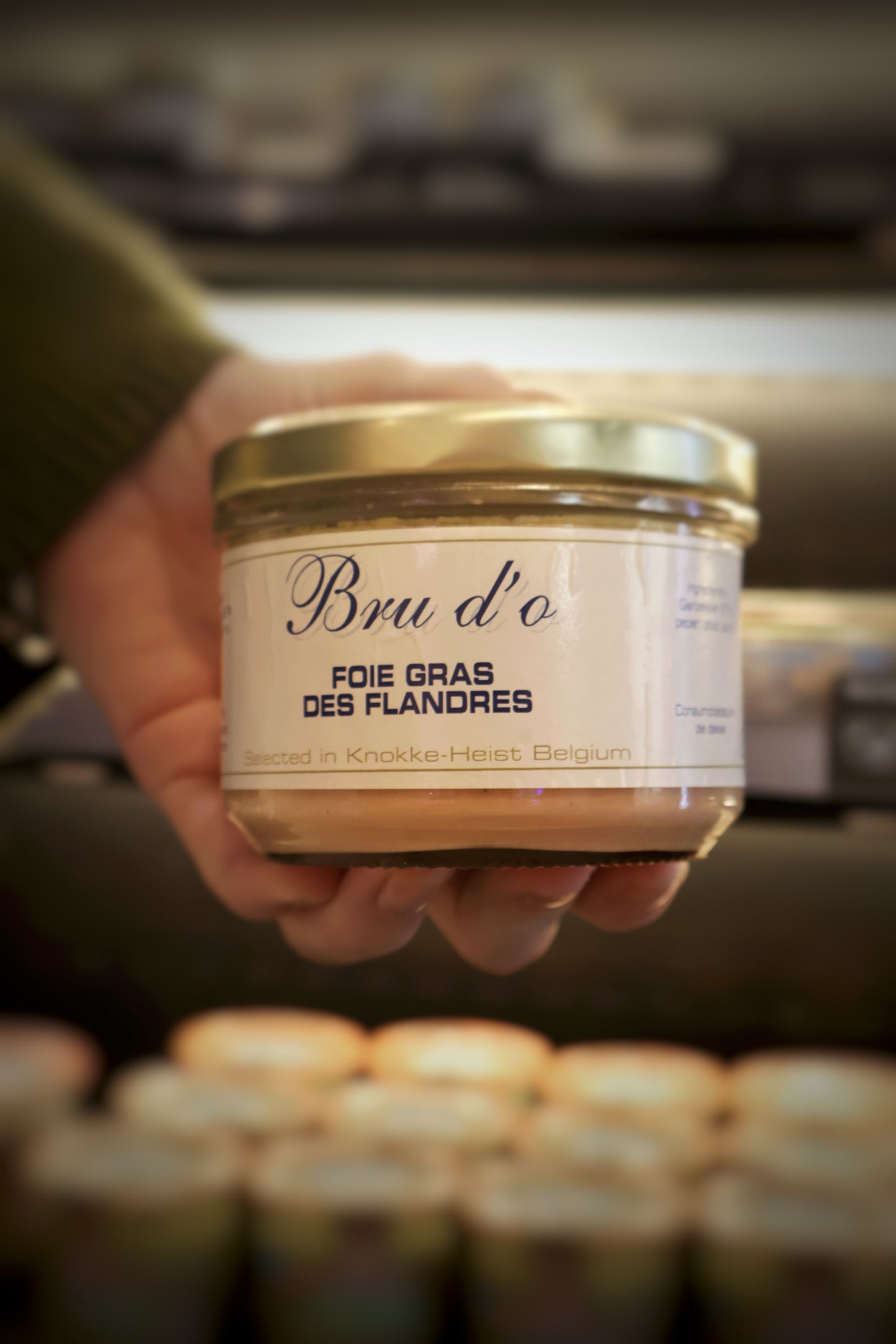 Foie gras de canard des Flandres 200g en bocal recette artisanale belge Knokke-Heist