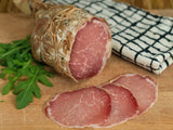 Rocaïon Fumé, filet de porc salé, séché et fumé au bois de hêtre, Savoie