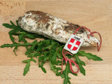 Saucisson Artisanal Fumé, saucisson sec fumé pur porc, Savoie